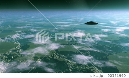 UFO画　a0529m4 90321940