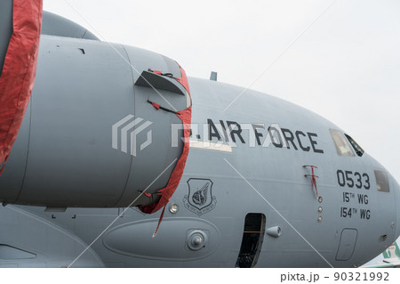 アメリカ空軍　C-17　横田基地 90321992