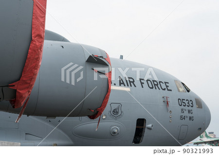 アメリカ空軍　C-17　横田基地 90321993