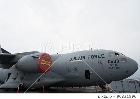 アメリカ空軍　C-17　横田基地 90321996