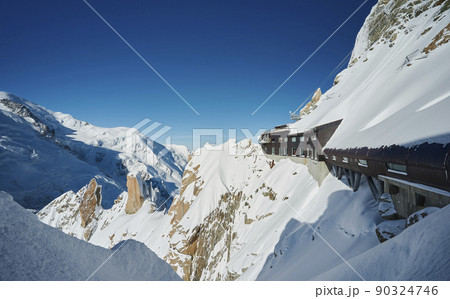 Landscape of Aiguille du Midi, Chamonix Mont Blanc valley, France Landscape of Aiguille du Midi, Chamonix Mont Blanc valley, France 90324746