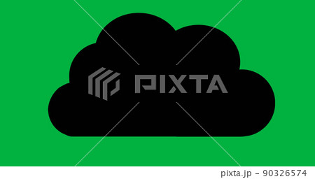 Black cloud with increasing numbers 4k 90326574