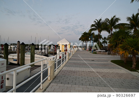 Dinner Key Marina on Virginia Key in Miami, Florida. Dinner Key Marina on Virginia Key in Miami, Florida. 90326697