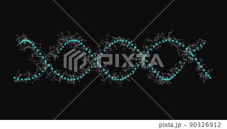Digitally generated dna structure 90326912