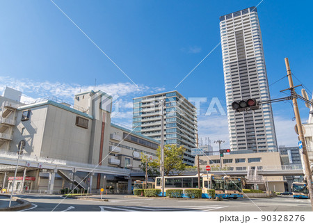 駅前風景　千里中央駅 90328276