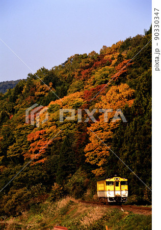 1998年 秋の山口線を走るキハ40系 1998年 秋の山口線を走るキハ40系 90330347