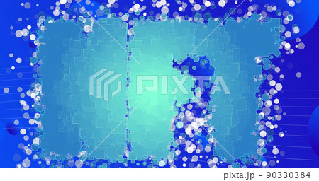 Image of nft over dots and blue background Image of nft over dots and blue background 90330384