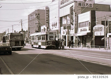 仙台市電廃止の頃 昭和51年 仙台市 宮城県の写真素材 [90330926] - PIXTA