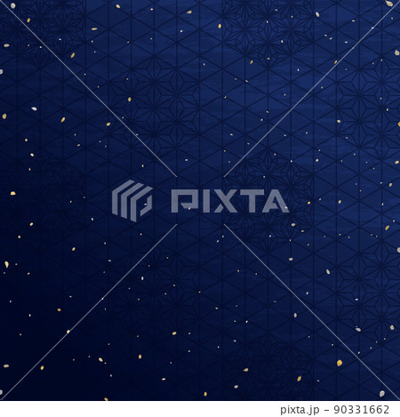 麻の葉柄をアレンジした和風ベクター素材 麻の葉柄をアレンジした和風ベクター素材 90331662