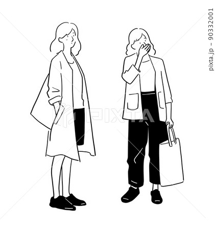 シュッとした女性 シュッとした女性 90332001