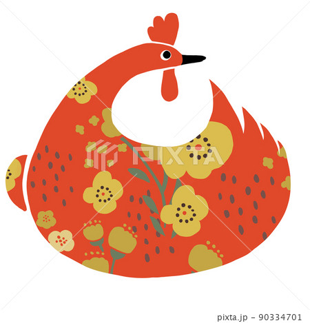 飛び跳ねるニワトリ 90334701