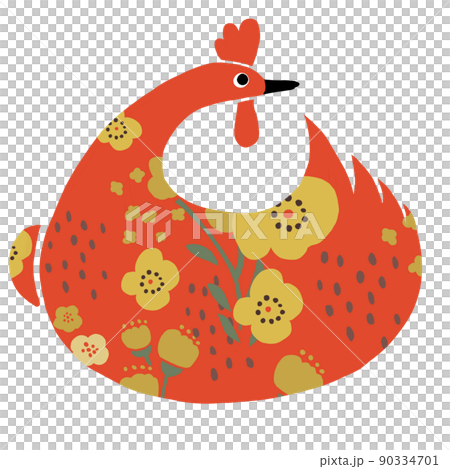 飛び跳ねるニワトリ 90334701