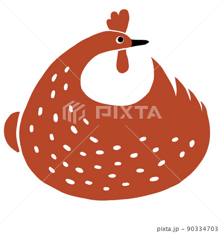 飛び跳ねるニワトリ 90334703