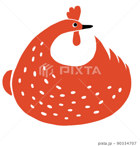 飛び跳ねるニワトリ 飛び跳ねるニワトリ 90334707