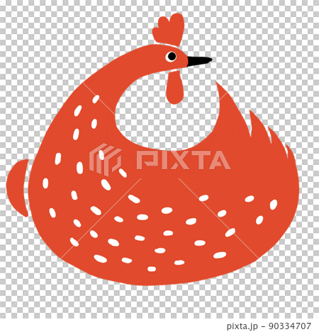 飛び跳ねるニワトリ 飛び跳ねるニワトリ 90334707