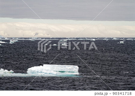 Antarctica - Non-Tabular Iceberg 90341718