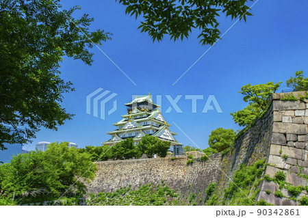 大阪城 新緑 大阪城 新緑 90342861
