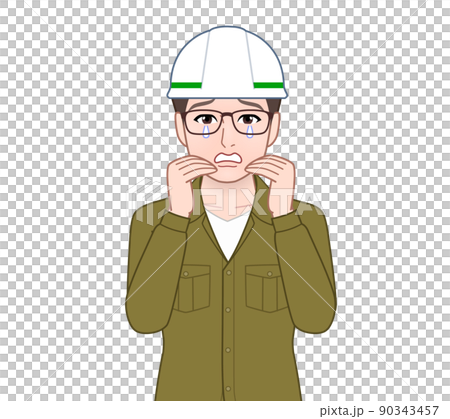 実習中の男性 90343457