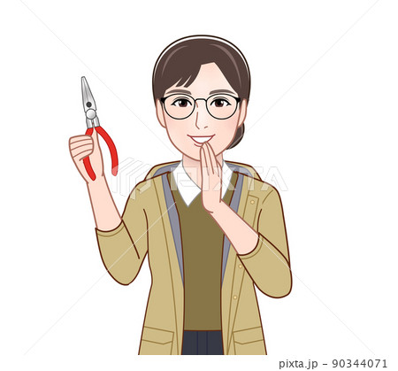 マウンテンパーカーを着たアクティブな女性 マウンテンパーカーを着たアクティブな女性 90344071