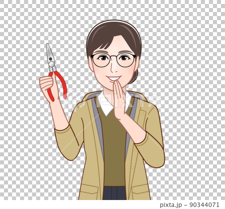 穿著山地連帽衫的活躍女性 穿著山地連帽衫的活躍女性 90344071