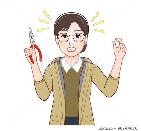 マウンテンパーカーを着たアクティブな女性 90344076