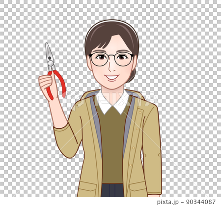 穿著山地連帽衫的活躍女性 90344087