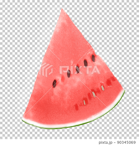 すいかのイラスト素材 [90345069] - PIXTA