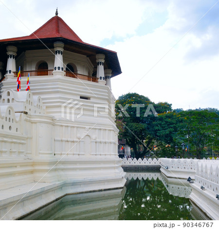 Temple of the Sacred Tooth Relic in Kandy Sri Lanka 90346767