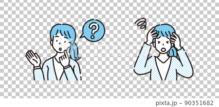 人物　イラスト　アイコン 90351682