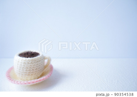編みぐるみのコーヒー 90354538