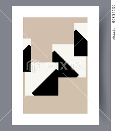 Scandinavian abstract vector print set. Scandinavian abstract vector print set. 90354539