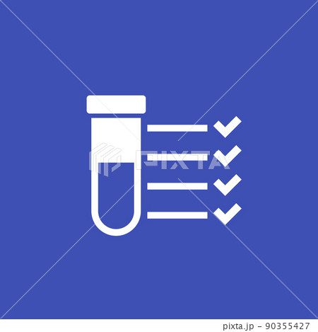 water testing icon, vector sign 90355427