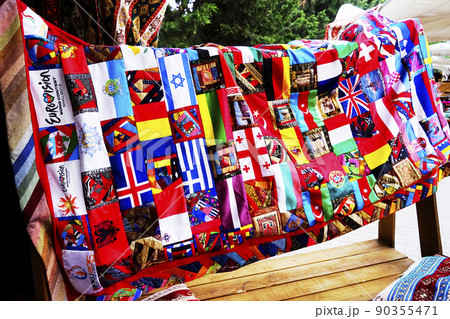 World flags, little flags of different countries. World flags, little flags of different countries. 90355471
