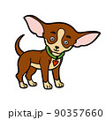 Cartoon illustration for children, Chihuahua 90357660
