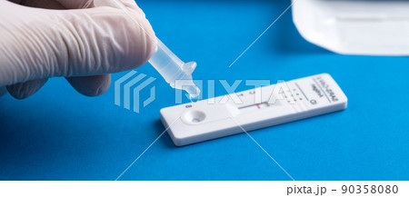 Negative test result by using rapid test device for COVID-19. Negative test result by using rapid test device for COVID-19. 90358080