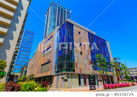 東京　渋谷区の街並み　LINE CUBE SHIBUYA（渋谷公会堂） 90358724