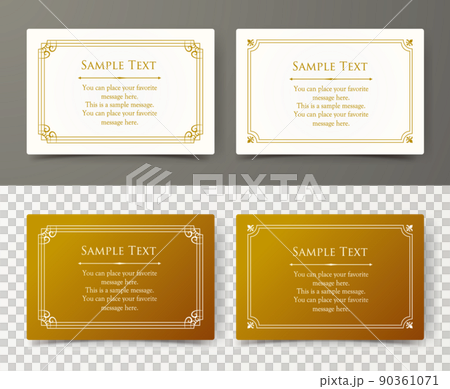 Luxury card design. Antique decorative design. Elegant edge pattern. Luxury card design. Antique decorative design. Elegant edge pattern. 90361071