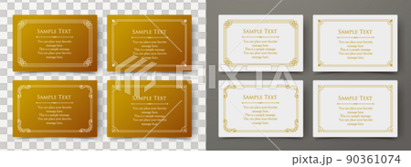 Luxury card design. Antique decorative design. Elegant edge pattern. Luxury card design. Antique decorative design. Elegant edge pattern. 90361074