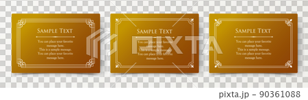 Luxury card design. Antique decorative design. Elegant edge pattern. Luxury card design. Antique decorative design. Elegant edge pattern. 90361088