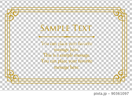 Luxury card design. Antique decorative design. Elegant edge pattern. Luxury card design. Antique decorative design. Elegant edge pattern. 90361097
