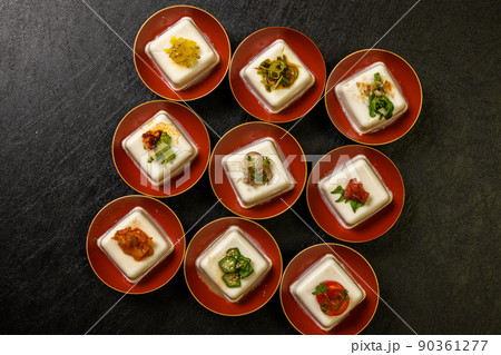 お豆腐 tofu (bean curd) japanese food お豆腐 tofu (bean curd) japanese food 90361277