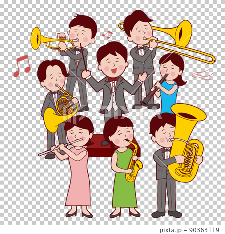 860+ Brass Band Stock Illustrations, Royalty-Free Vector Graphics & Clip  Art - iStock