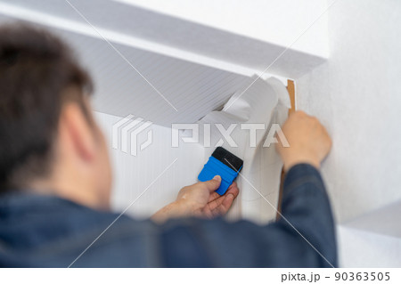 リフォーム　DIY　印刷化粧フィルム施工　ダイノックシート 90363505