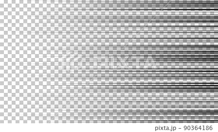 Black effect line flowing sideways with a sense of speed-Manga effect / background material that imagines speed 90364186