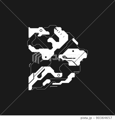 Cyberpunk arrow. Futuristic interface cyber element. Cyberpunk pointer, direction. Tech style arrow for design of game, poster, banner, etc. Tech aesthetics. Vector Cyberpunk arrow. Futuristic interface cyber element. Cyberpunk pointer, direction. Tech style arrow for design of game, poster, banner, etc. Tech aesthetics. Vector 90364657