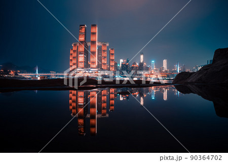 中国重慶市の夜景 中国重慶市の夜景 90364702