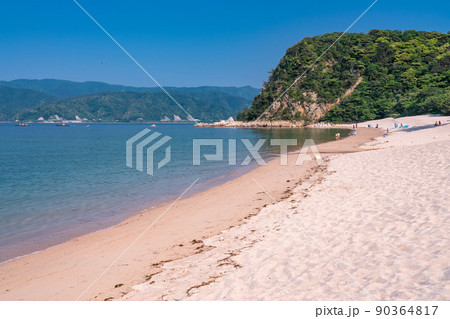 《福井県》手の浦海水浴場・美しいビーチ 《福井県》手の浦海水浴場・美しいビーチ 90364817