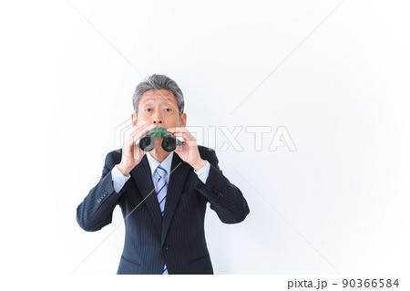 調査をする中年のビジネスマン 調査をする中年のビジネスマン 90366584