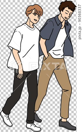 男人並肩走 男人並肩走 90368337