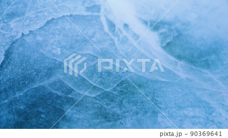 青い大理石のイメージ素材 荒波 氷の表面 青い大理石のイメージ素材 荒波 氷の表面 90369641